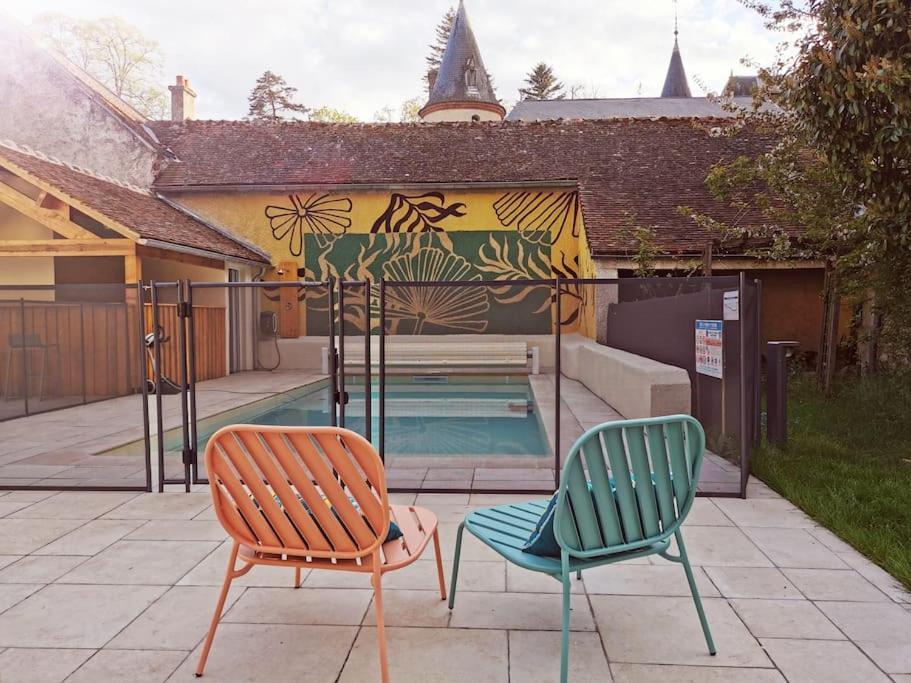 Domaine De Tardais, Ideal Famille Avec Piscine Et Nombreux Loisirs Senonches Exterior photo